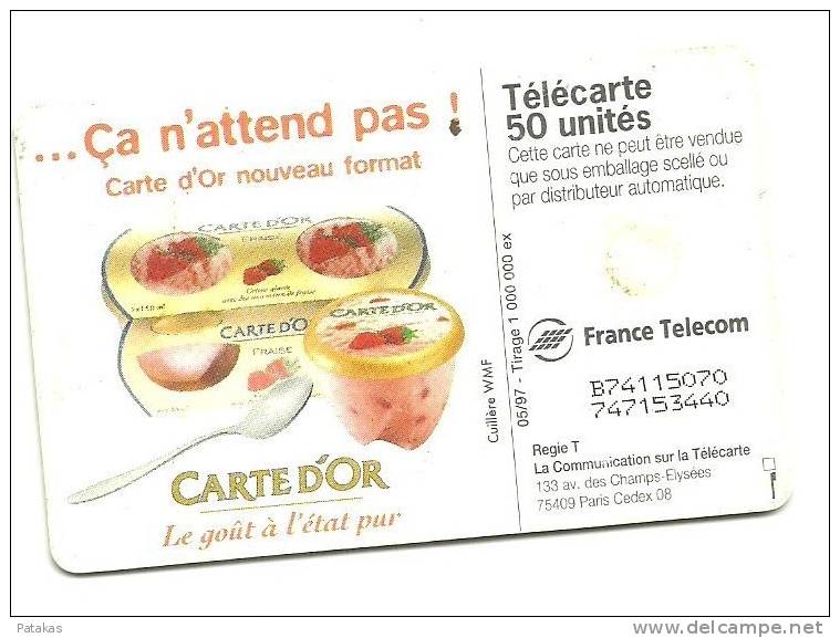 Télécarte 50 Glaces Carte D'Or - 1997