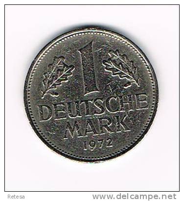 DUITSLAND 1 MARK 1972 D - 1 Mark