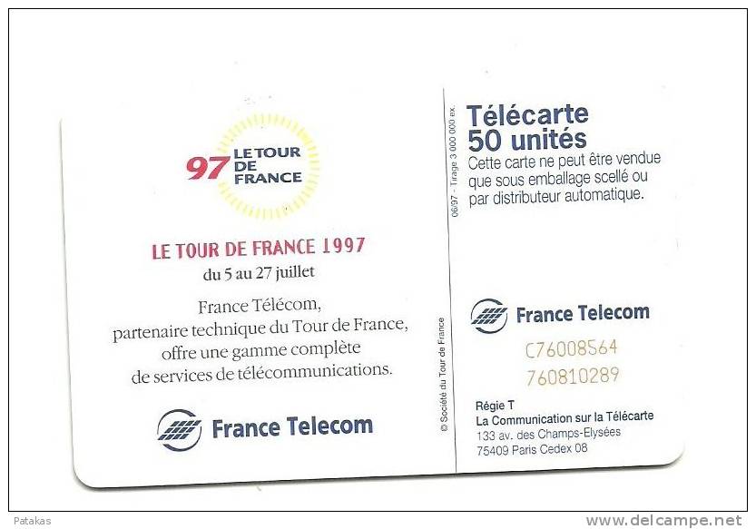 Télécarte 50 Le Tour De France 1997 - 1997