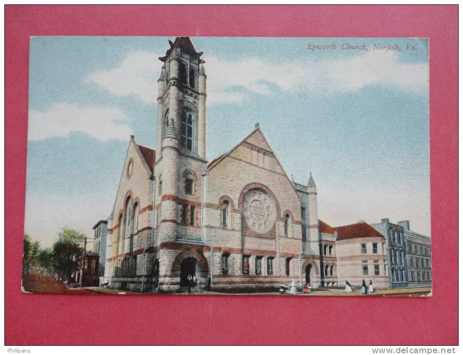 VA - Virginia > Norfolk   Epworth Church Ca 1910   === Ref 717 - Norfolk