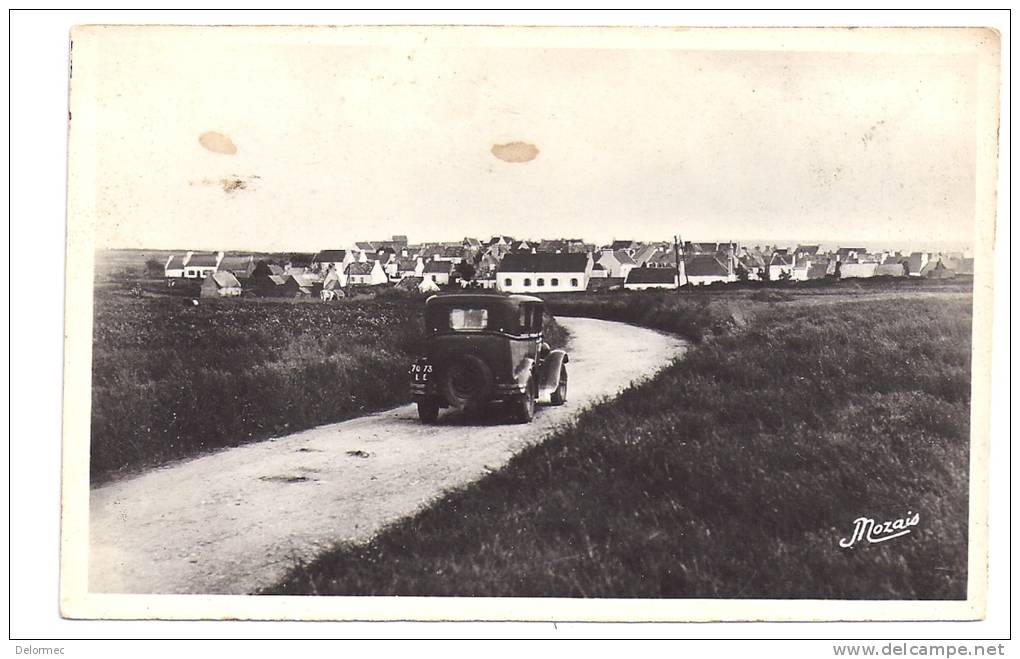 CPSM Photo Ile De Groix 56 Morbihan Vieux Tacot édit J. Nozaisn°81 Non écrite - Groix