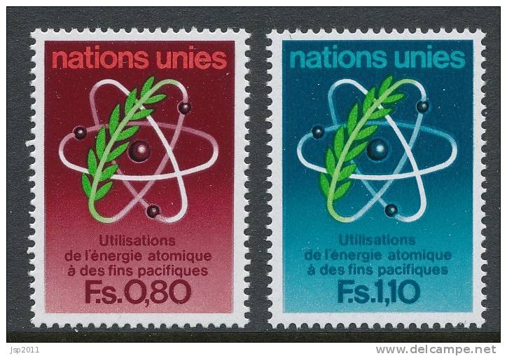 UN Geneva 1977 Michel # 70-71 MNH - Unused Stamps