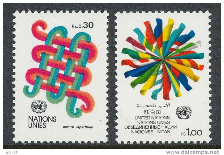 UN Geneva 1981 Michel # 103-104 MNH - Neufs