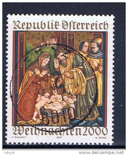 A Österreich 2000 Mi 2334 Weihnachten - Oblitérés