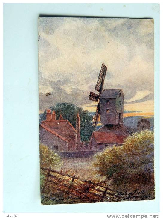 Carte Postale Ancienne : ALDEBURG : Station Mill - Andere & Zonder Classificatie
