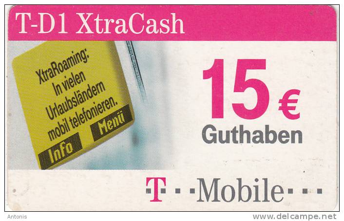 GERMANY - T Mobile Prepaid Card 15 Euro, Exp.date 31/03/05, Used - [2] Mobile Phones, Refills And Prepaid Cards