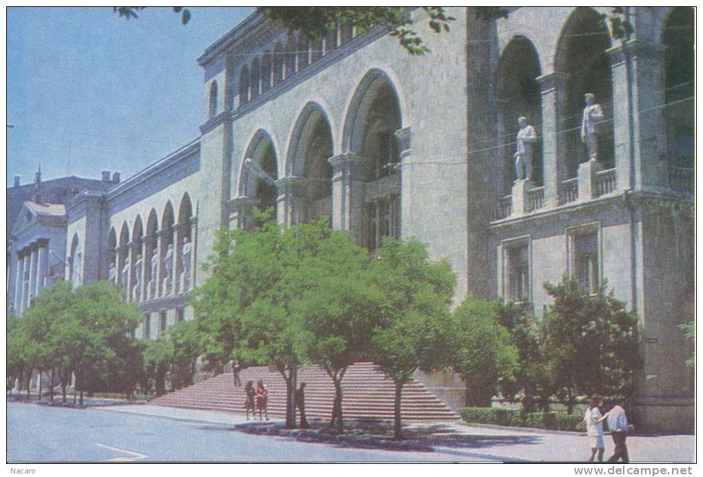 Azerbaïjan - BAKU - The View Of Loggies Of The M.F. Akchundov Library - Azerbeidzjan