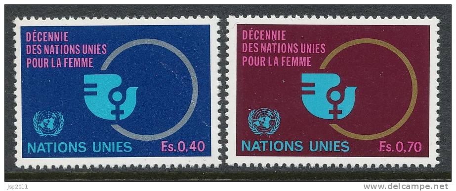 UN Geneva 1980 Michel # 89-90 MNH - Neufs