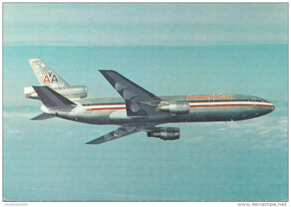 B71480 DC-10 American Airlines    Plan Airplane      2 Scans - 1946-....: Moderne