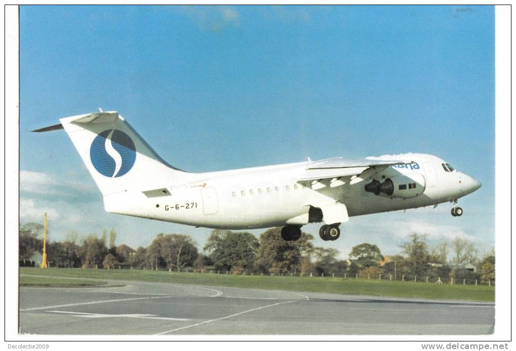 B71485 Avro RJ85 Sabena   Plan Airplane      2 Scans - 1946-....: Era Moderna