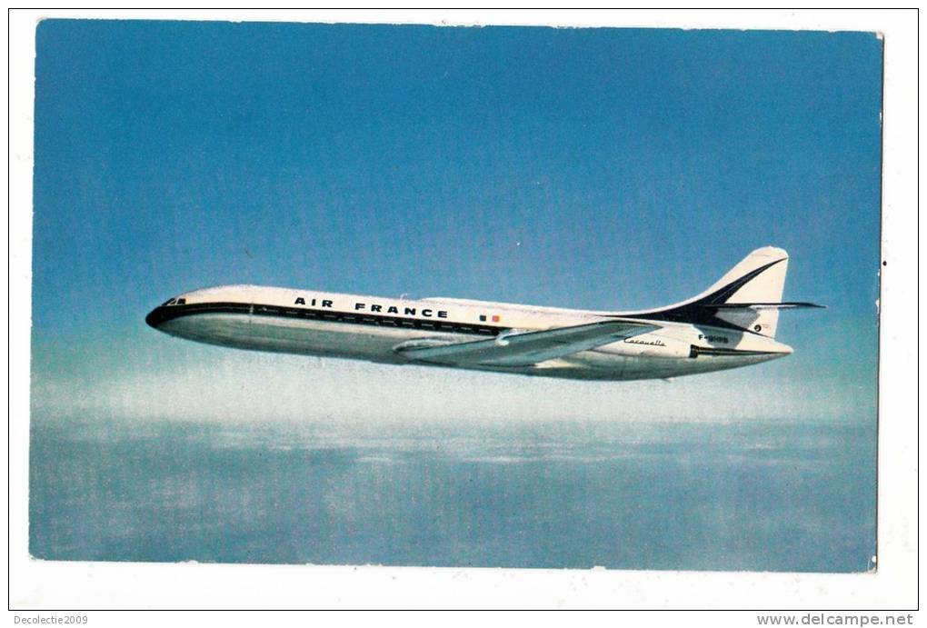 B71684 Air France   Plan Airplane     2 Scans - 1946-....: Moderne