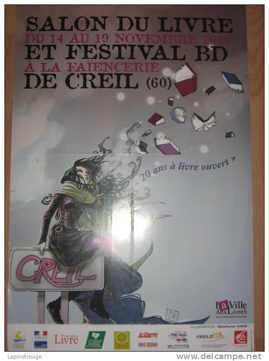 Affiche HANS Stéphanie Festival BD Creil 2006 (Flèche Noire : Le Roi Emprisonné - Affiches & Offsets