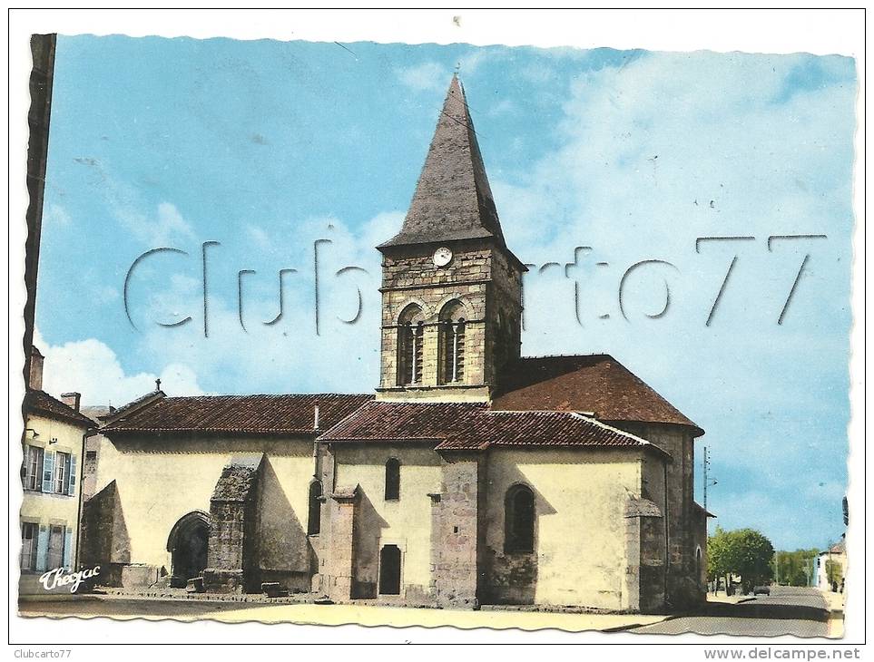 Saint-Laurent-sur-Gorre (87) :  L'église En 1960. - Saint Laurent Sur Gorre