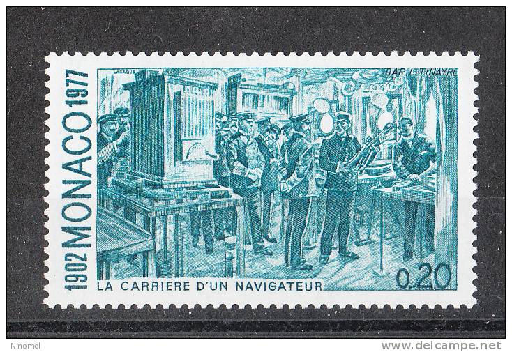 Monaco   -   1977.  Laboratorio  Navale Artico  Del Principe Alberto 1^  Di Monaco.  MNH, Freschissimo - Polar Explorers & Famous People