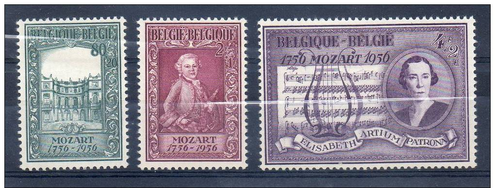 987/989(*)  - Geboorte W.A. Mozart - (zie Scan) - (00016) - Ongebruikt