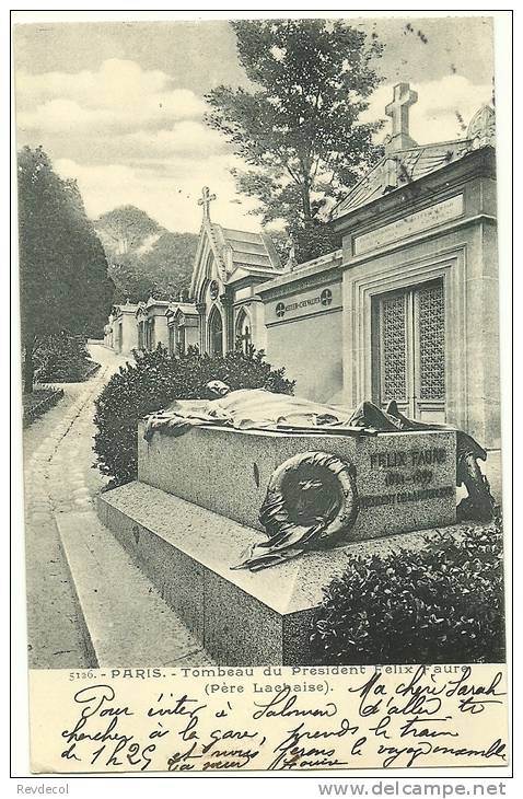 PARIS 20 - Père Lachaise - Tombeau Du Président Félix Faure - Paris (20)