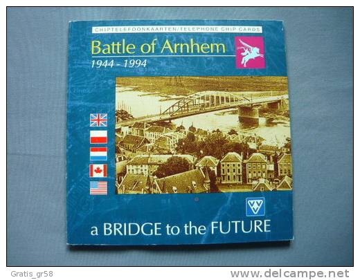 NETHERLANDS - CRE007-01 to 4, Battle Of Arnhem, Army, 2nd W.W., 5.000ex, 1/94, Mint in Folder
