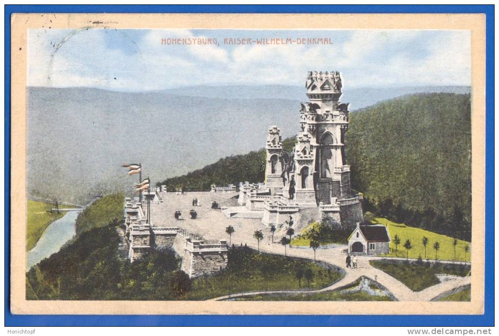 Deutschland; Dortmund; Hohensyburg; Kaiser Wilhelm Denkmal; 1911 - Dortmund