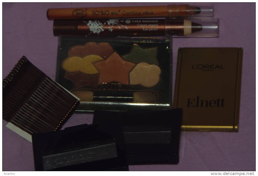 Lot MAQUILLAGE Yves ROCHER Et LOREAL / Crayons Fard Poudre à Paupières Miroir ( Voir Détails Description) - Productos De Belleza