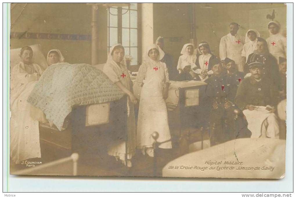 PARIS  -  Hôpital Militaire De La Croix Rouge Au Lycée De Janson De Sailly. - Croix-Rouge