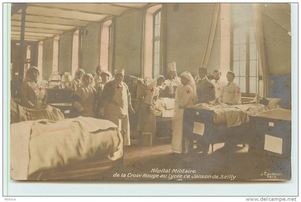 PARIS  -  Hôpital Militaire De La Croix Rouge Au Lycée De Janson De Sailly. - Croix-Rouge