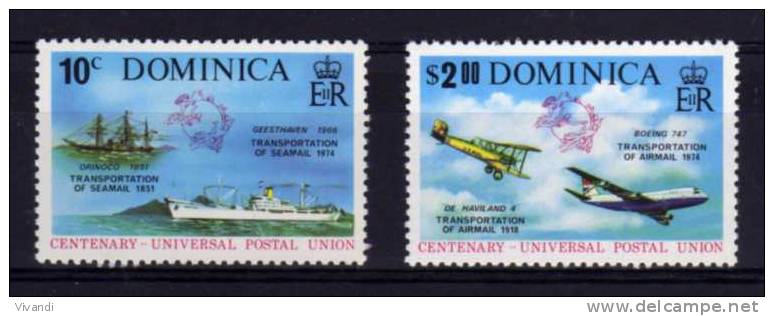 Dominica - 1974 - Centenary Of UPU - MNH - Dominica (...-1978)