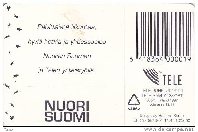 Finland, D148, Young Finland Programme,  2 Scans.  Chip : ODS1 - Finlande