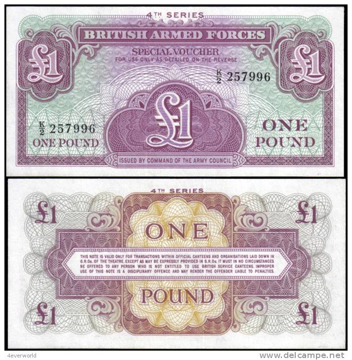 Great Britain 1 Pound Banknotes Uncirculated UNC - Andere & Zonder Classificatie