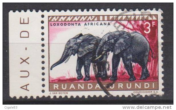 Ruanda-Urundi N° 212 ° - USUMBURA - Faune Du Ruanda - 1959 - Oblitérés