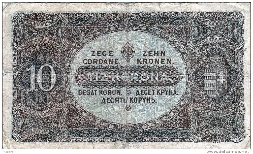 10 KORONA Budapest 1920, Banknote, Umlaufschein - Ungarn