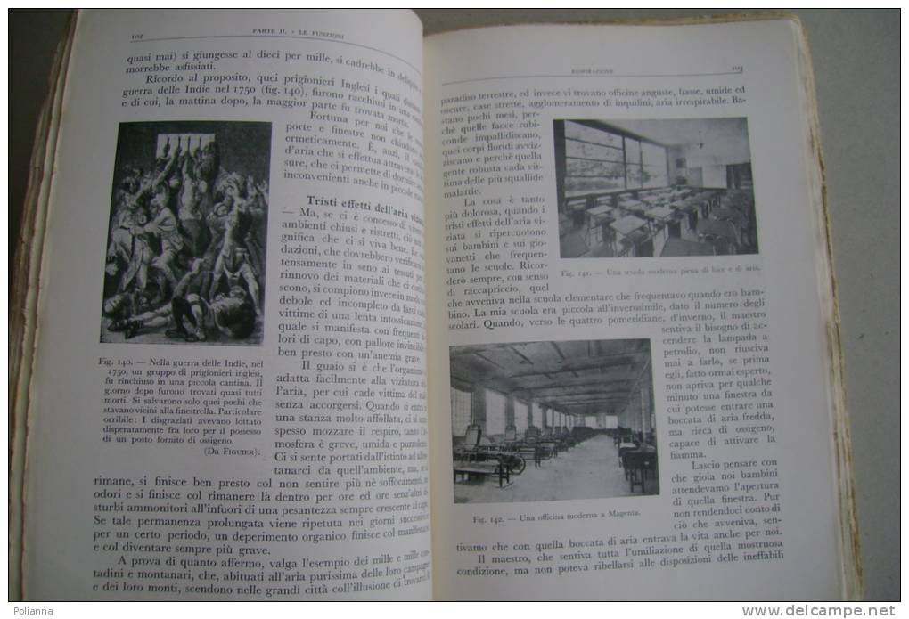 PEX/22 Lino Vaccari COME VIVIAMO - ANATOMIA-FISIOLOGIA-IGIENE Ed.Libraria It.1942 - Médecine, Psychologie