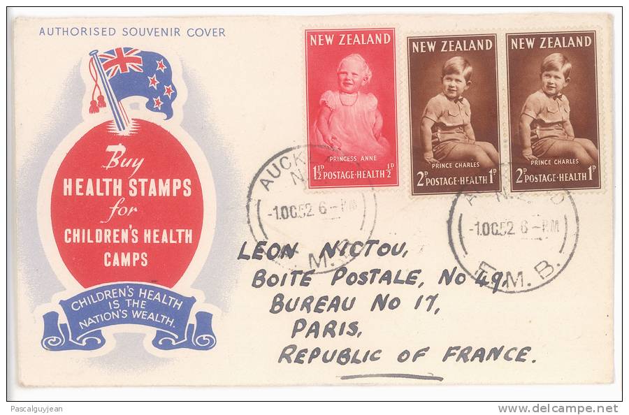 NEW ZEALAND HEALTH STAMPS FOR CHILDREN'S HEALTH CAMPS - Covers & Documents