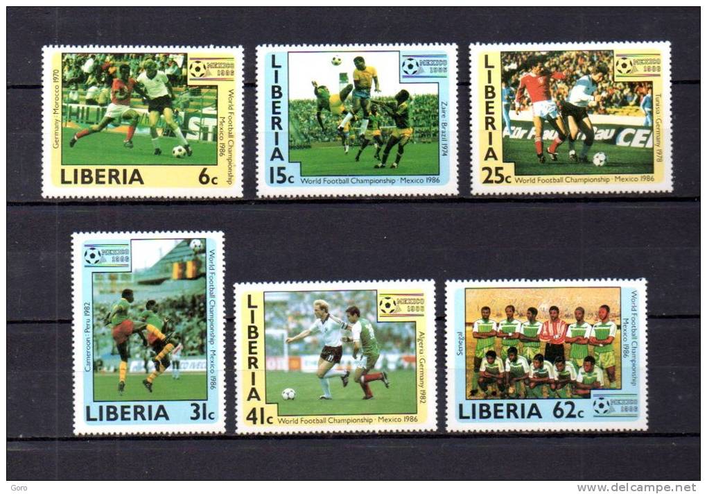 Liberia   1985   .-   Y&T   Nº     1015/1020   ( C/ Charniere ) - Liberia