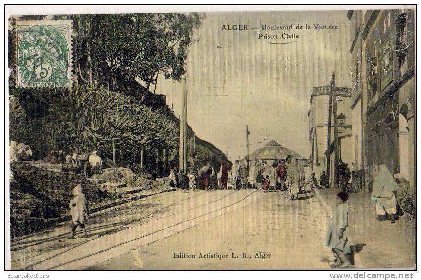 Alger    Bd De La Victoire  Prison Civile   (voir Scan) - Algiers