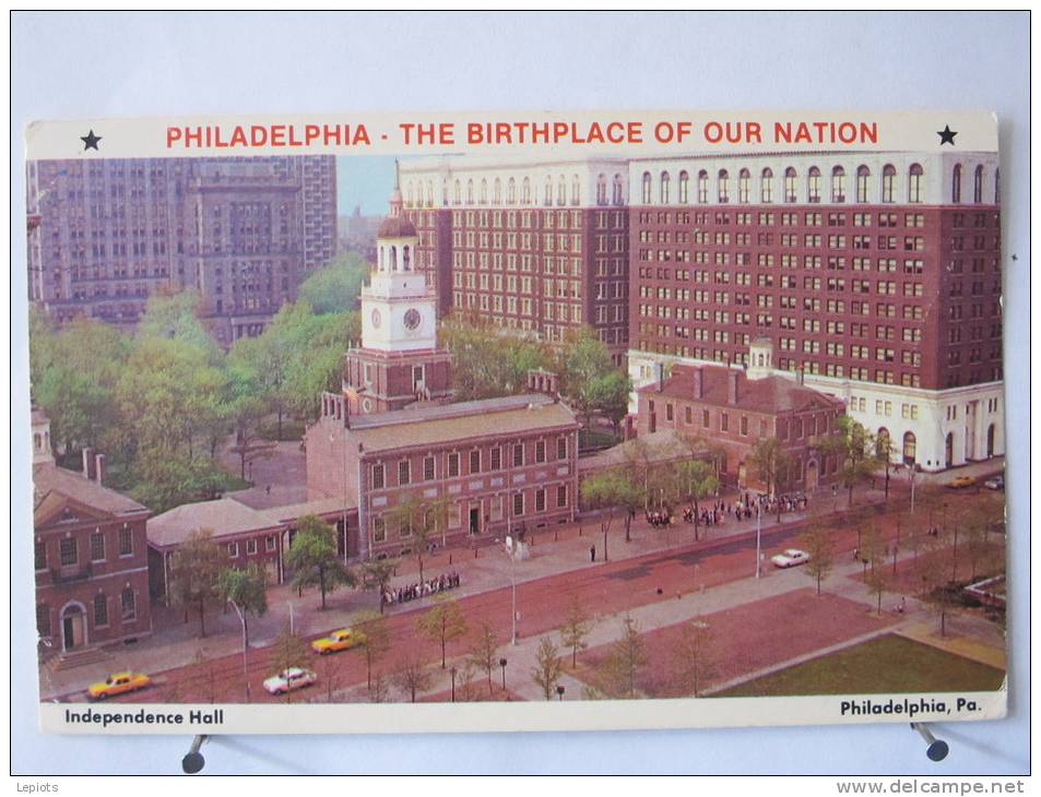 Etats Unis - Pennsylvanie - Philadelphie - Independance Hall -  Scan Recto-verso - Philadelphia