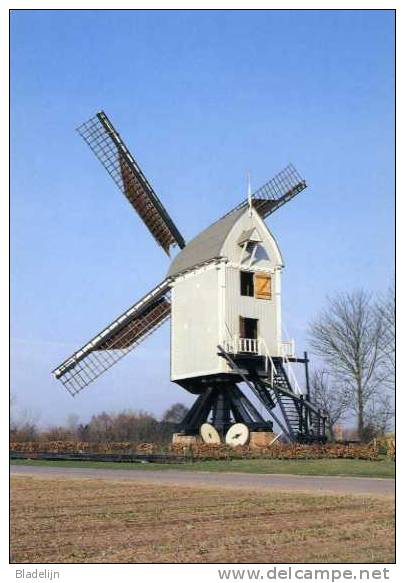 ZUNDERT (Noord-Brabant) - Molen/moulin - Prachtige Kaart Van ´de Akkermolen´ In 1996, Opgezeild En In Werking - Autres & Non Classés