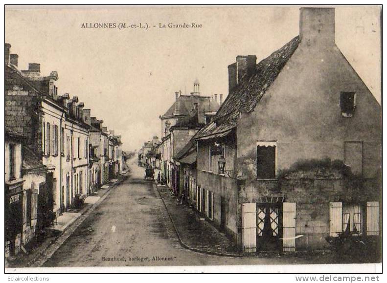 Allonnes       49        La Grande Rue    (voir Scan) - Allonnes