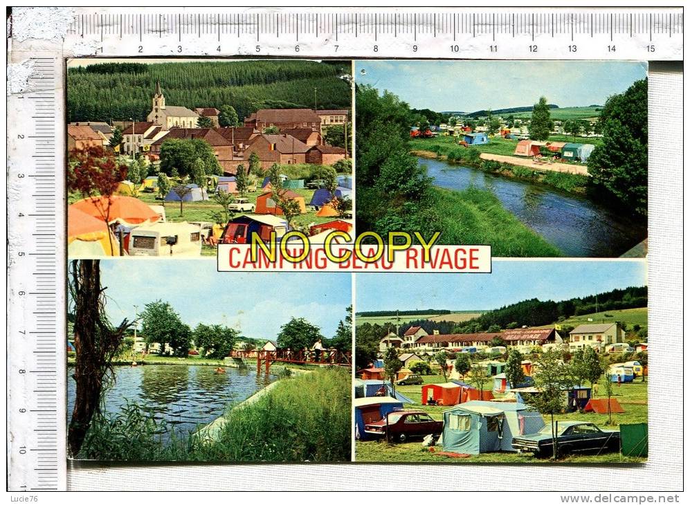 WISEMBACH / MARTELANGE  -  Camping  " BEAU RIVAGE " - 4 Vues - Martelange