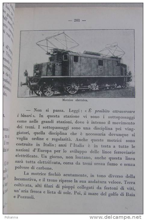 PEX/47 Letture Elementari - F.Davanzati IL BALILLA VITTORIO 1937/FASCISMO/collaudo/Ae Roporto Del Littorio/Gaeta/Treno - Italien