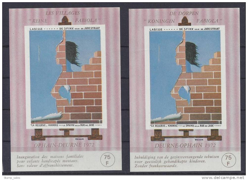 N°E123/E124 MNH ** POSTFRIS ZM/TB/VF ZONDER SCHARNIER COB € 4,00 SUPERBE - Erinnophilia [E]