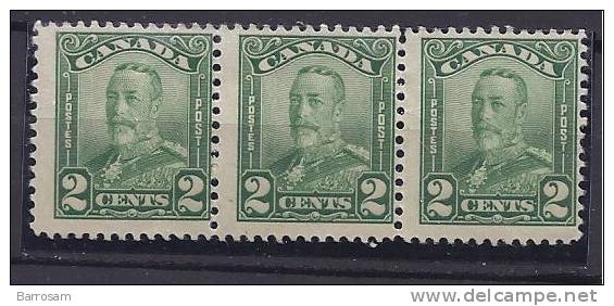 Canada1928:Scott150(Miche L109) Horizontal Strip Of 3mnh** - Neufs