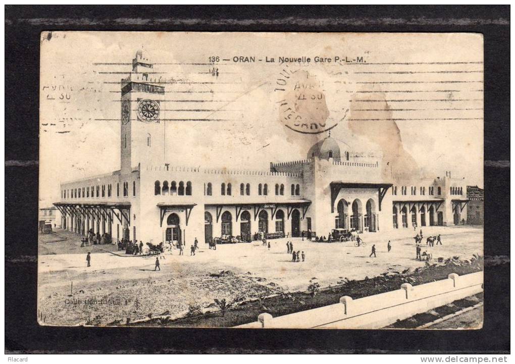 32401     Algeria,  Oran  -   La  Nouvelle  Gare  P.-L.-M.,  VGSB  1912 - Oran