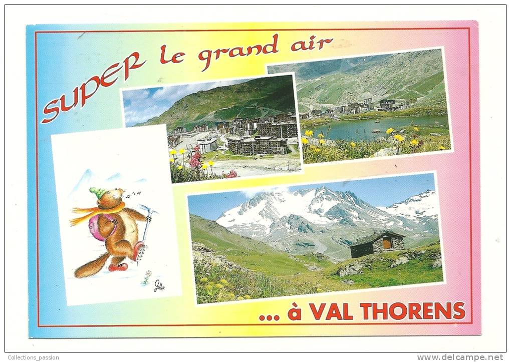 Cp, 73, Val Thorens, Multi-Vues, Voyagée 1993 - Val Thorens