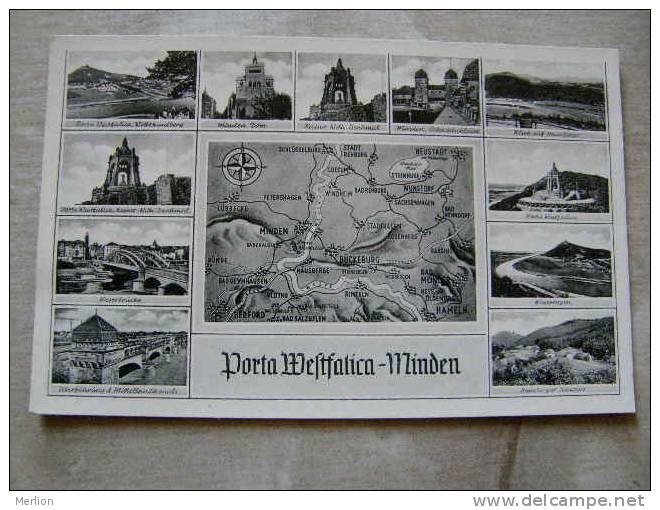 Minden - Map  - D81749 - Porta Westfalica