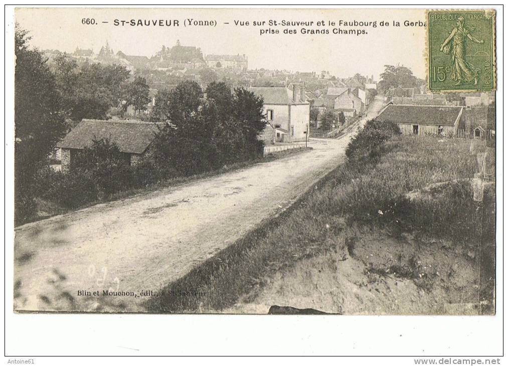 SAINT-SAUVEUR En PUISAYE --Faubourg De La Gerbaude - Saint Sauveur En Puisaye