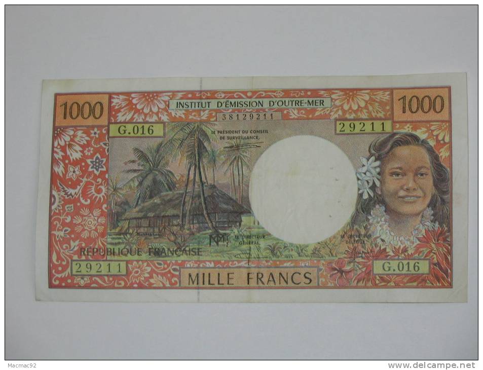 1000 Mille Francs 1996 - Institut D´émission D´outre Mer. - Papeete (French Polynesia 1914-1985)