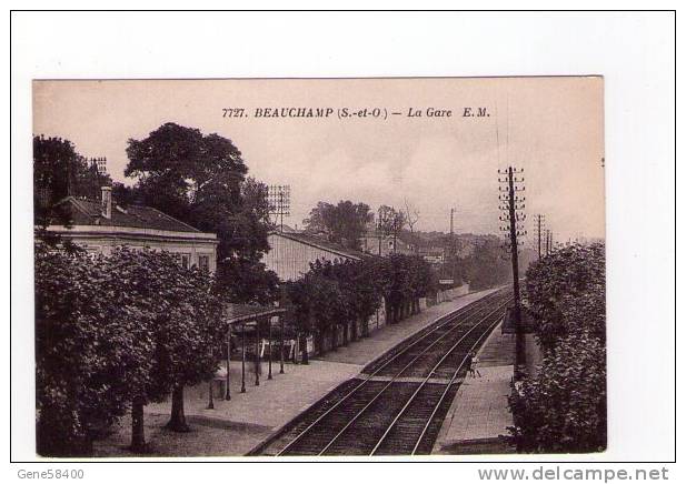 95 - Beauchamp La Gare EM N° 7727 - Beauchamp
