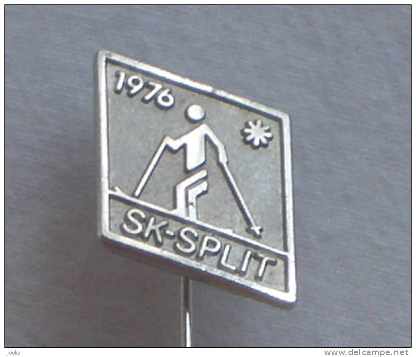 SKIING CLUB SPLIT ( Croatian Rare Pin ) * Badge Ski Esqui Schilauf Skilauf Ski Alpin Sci Sport Sports - Winter Sports