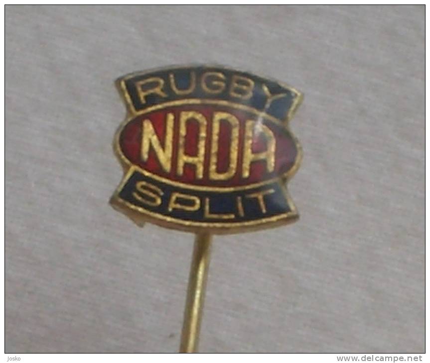 RUGBY CLUB NADA (  Croatian Pin  ) * Sport Badge - Rugby