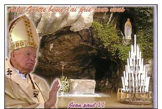 Le Pape Jean Paul II à Lourdes Le 15 Août 2004 - Papes